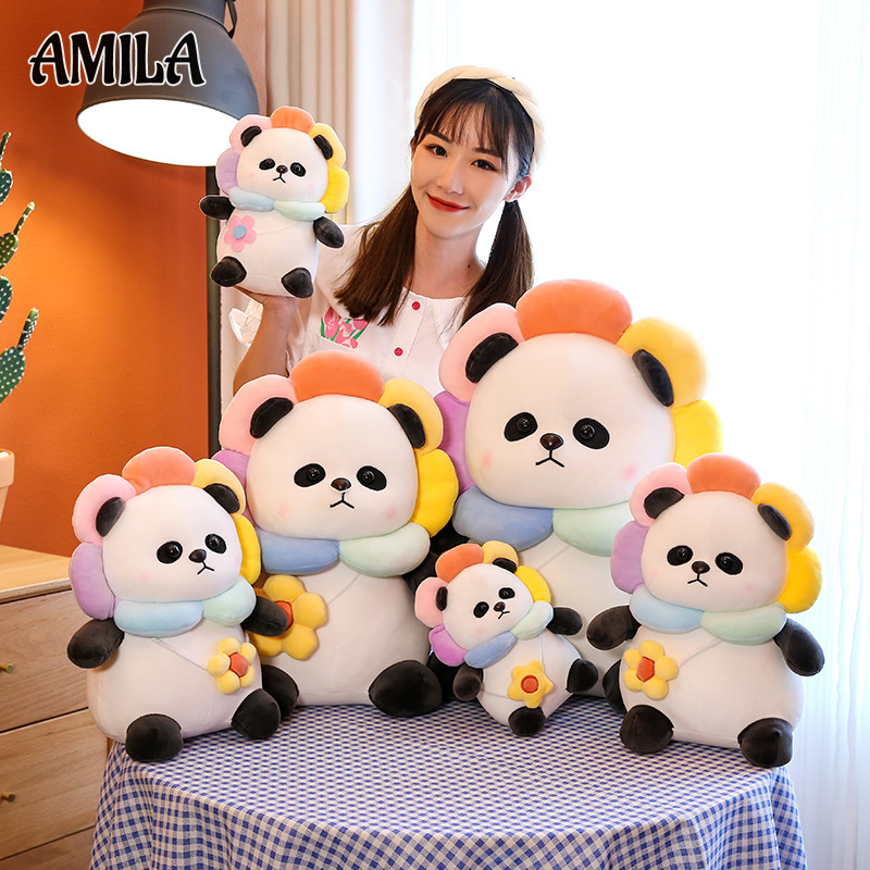 AMILA Creative Panda Plush Toy Doll Simulation Giant Panda Doll Grabbing Machine Doll Children's Valentine's Day Gift ราคา  163 บาท*ส่งฟรี