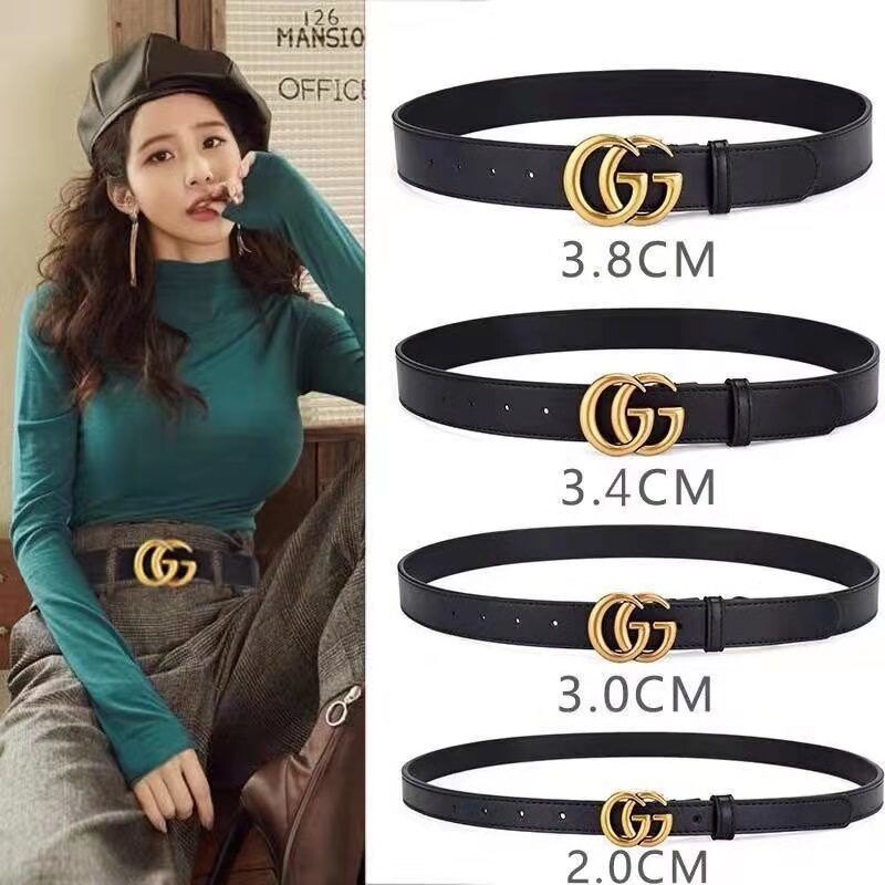 Phong Cách Hàn Quốc Thắt Lưng Thắt Lưng Nữ Thời Trang Mỏng Phong Cách Bụi Đơn Giản Trang Trí Thắt Lưng Chữ G Đôi Dây Lưng Dành Cho Nữ Ra Trăm Phụ Kiện Phù Hợp