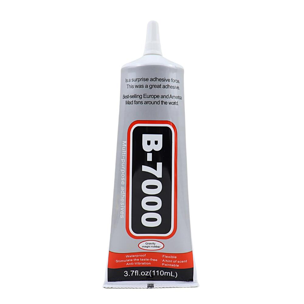 Sản Phẩm Mới 15Ml 25Ml 50Ml 110Ml B7000 Rõ Ràng Liên Hệ Với sửa chữa điện thoại Dính Phổ Thủy Tinh Nhựa Tự Làm Keo B-7000 Với Độ Chính Xác Applicator