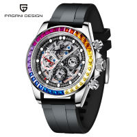 PAGANI DESIGN PD-1653แฟชั่นแบรนด์อัตโนมัติ Mechanical นาฬิกาสำหรับผู้ชายสแตนเลสสำหรับธุรกิจ100M นาฬิกาข้อมือกันน้ำ Rainbow นาฬิกาข้อมือหรูหรา