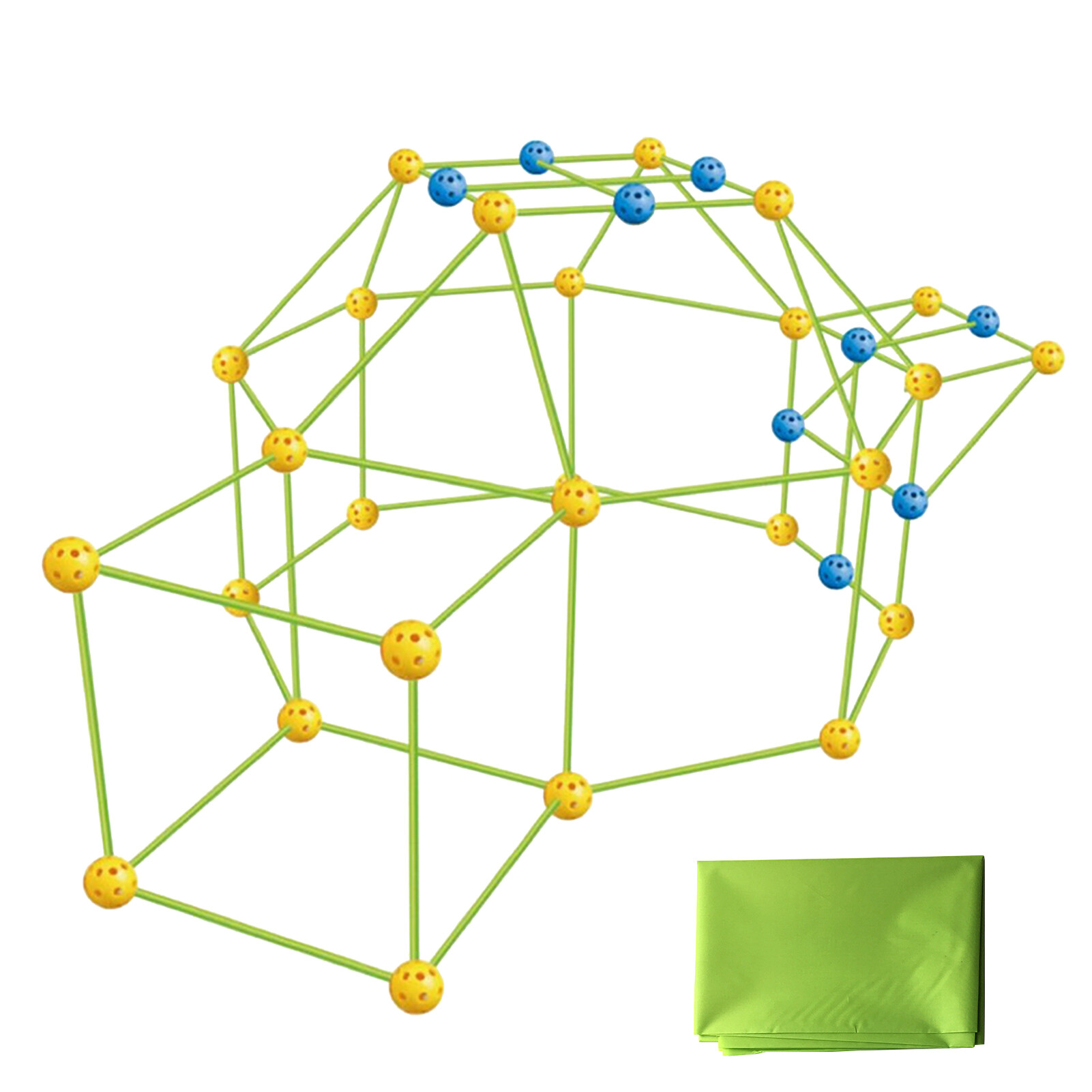 ASTELLA Lều Đồ Chơi Bộ Dụng Cụ Xây Lâu Đài Pháo Đài Tự Làm Thủ Công Bằng Nhựa Cho Trẻ Em Dành Cho Tương Tác Giữa Cha Mẹ Và Con Cái