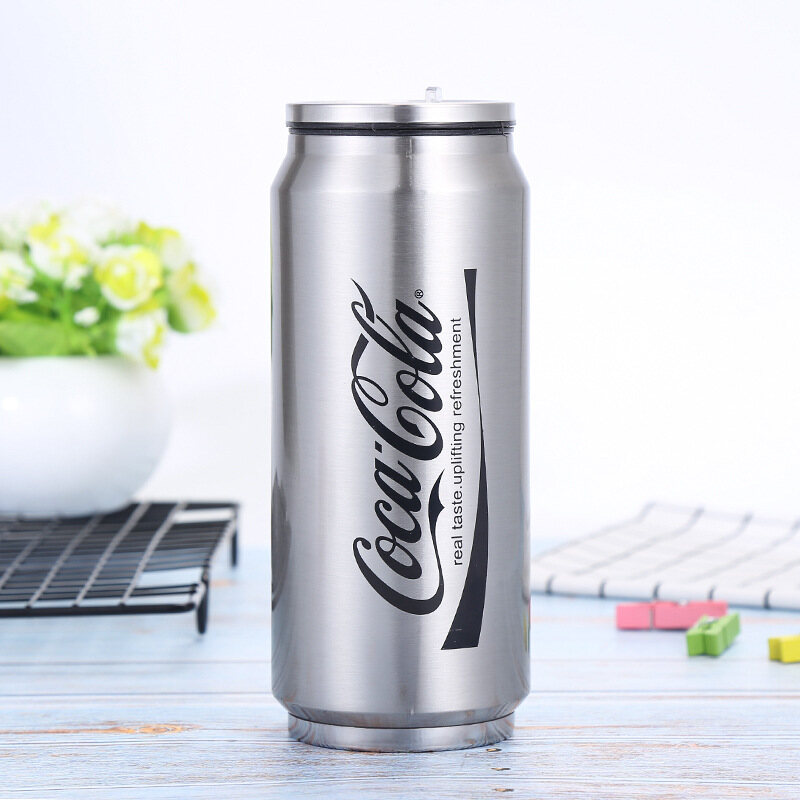 Hot Sale 500ml Coca-Cola thermos flask 304 stainless steel water bottle vacuum bottle travel mug - 6