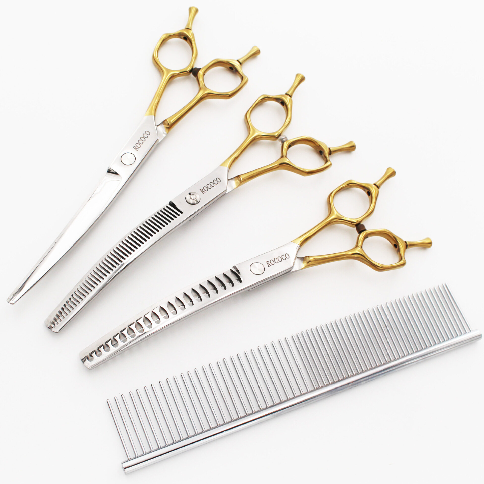 7.0-inch Pet Scissor, Bending and Cutting Set, Dog Beautician's Special Hairdressing Tool ราคา 1,391 บาท*ส่งฟรี
