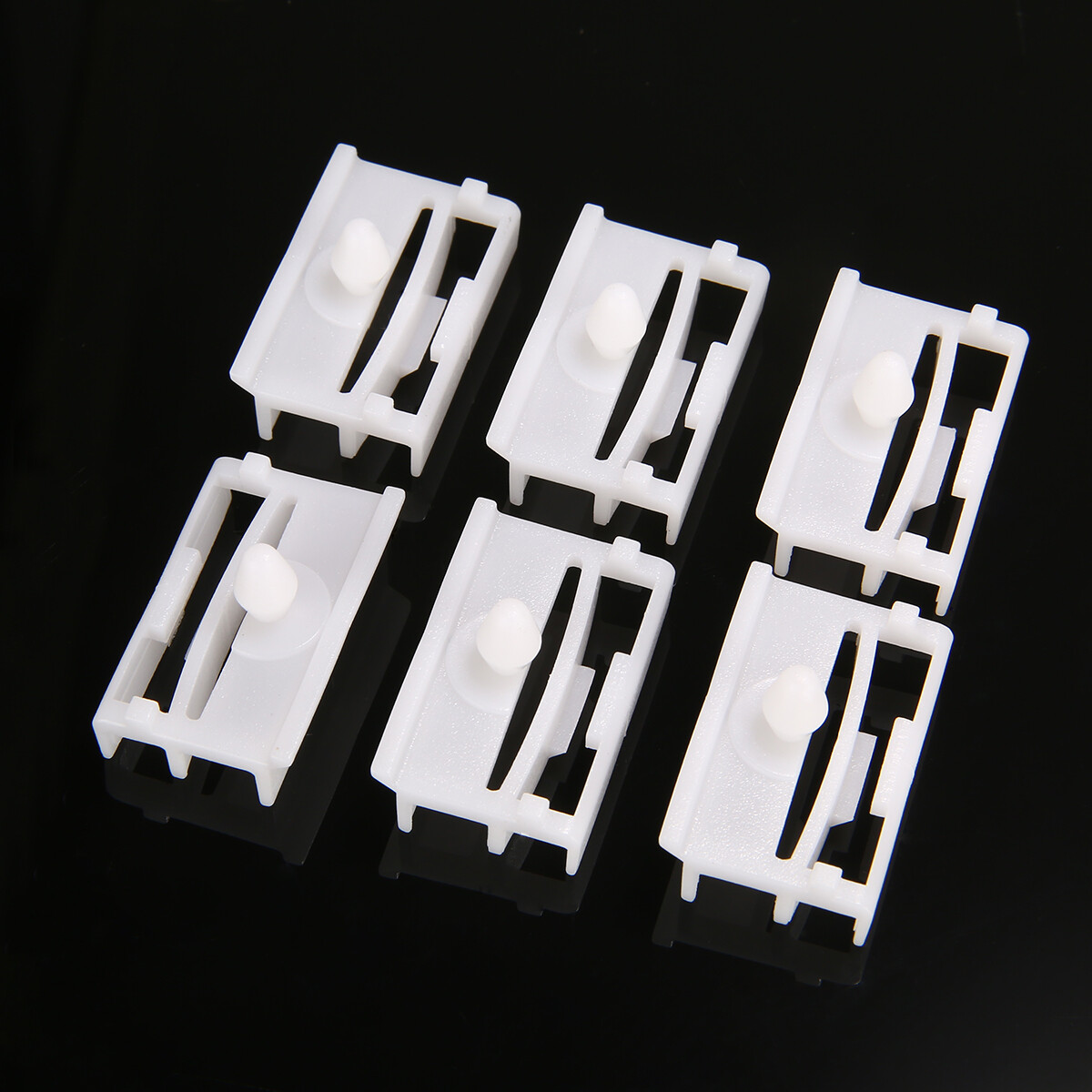 SRONTT 20 Cái Kẹp Trang Trí Chân Váy Ngưỡng Cửa Bên Ngoài Chốt, Trắng, Đối Với BMW E36 E46