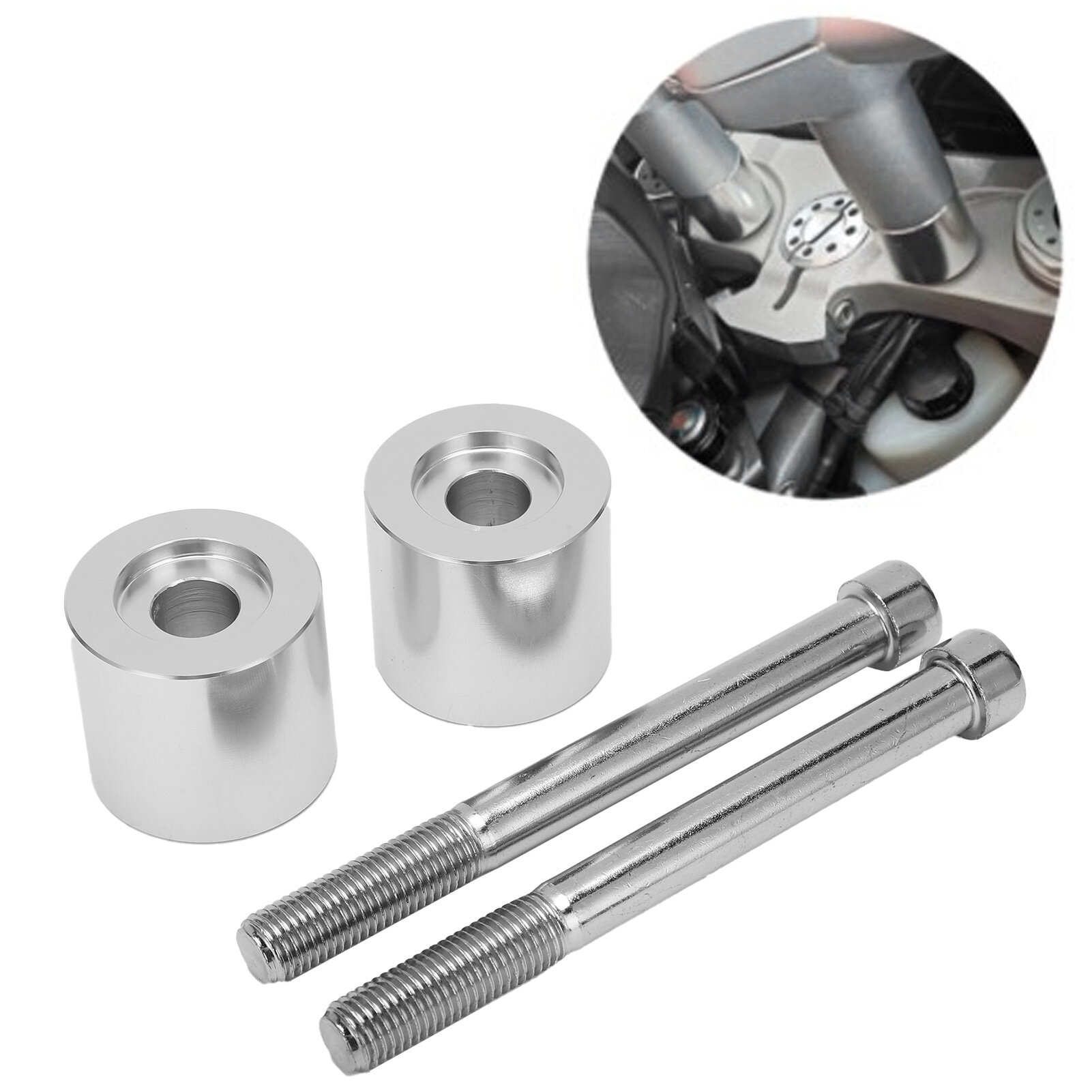 Kẹp tay lái Riser Bolt cài đặt dụng cụ nâng tay lái thay thế cho Ducati Multistrada 1260 2018-2019 cho độ xe máy