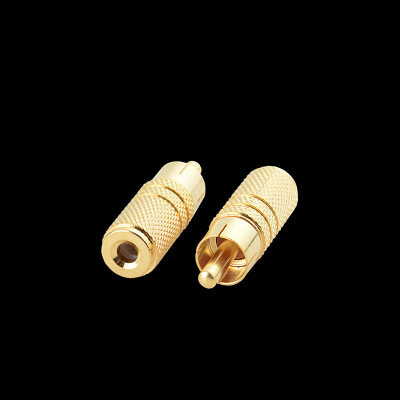 Foenix mall bộ chuyển đổi giắc cái âm thanh nổi 3.5mm sang giắc cắm đực rca sang tai nghe 3.5