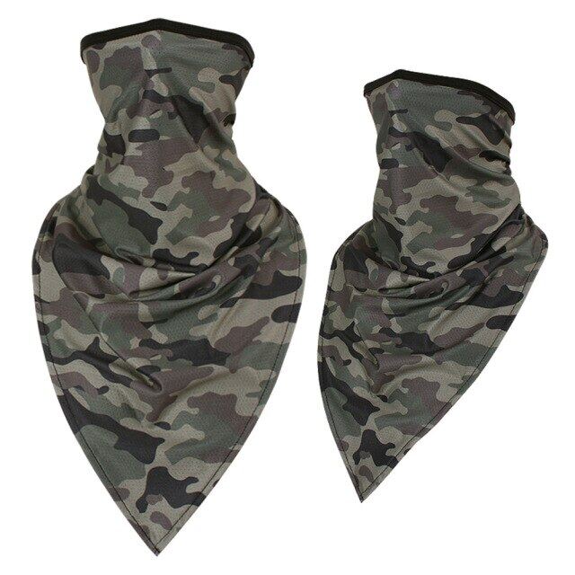 Camouflage Paisley คอผ้าโพกศีรษะที่อุดหูผ้าพันคอผ้าพันคอหน้าผ้าโพกศีรษะพิมพ์ลาย Breathable