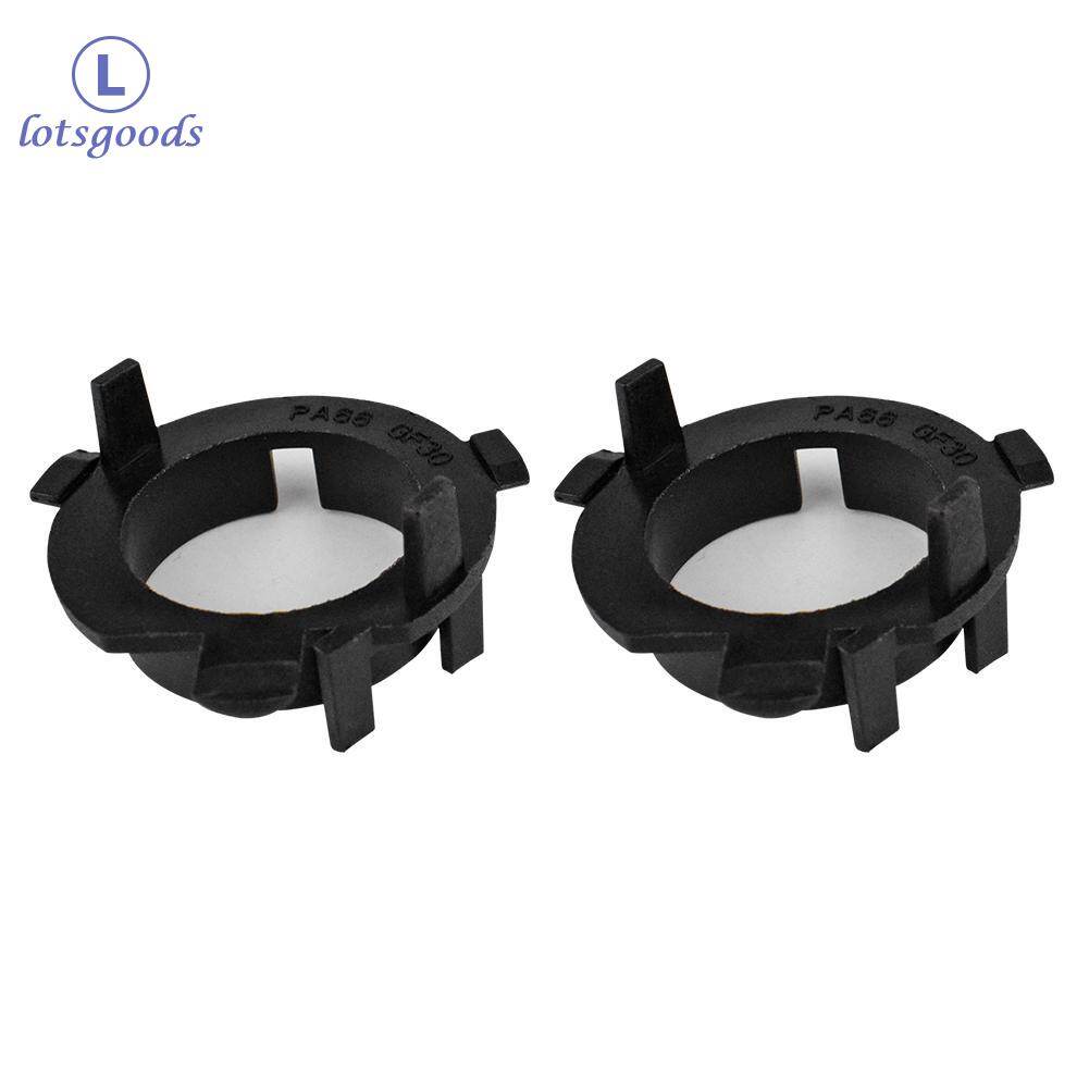1 cặp đế bóng đèn pha led h7 adapters holders, giá đỡ cho hyundai kia