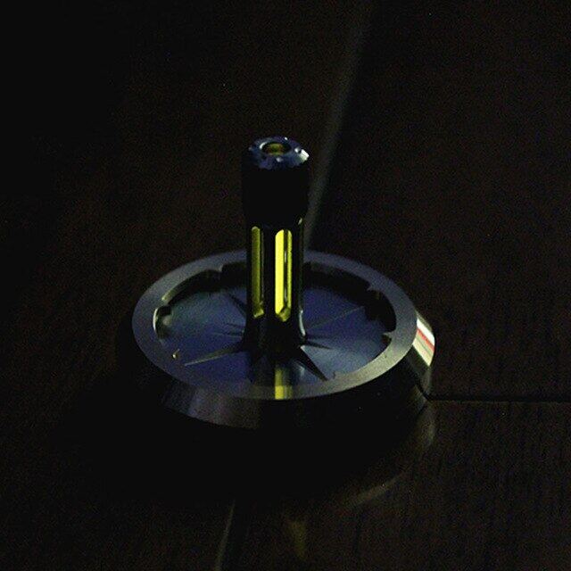 ลูกข่างโลหะไซส์มินิ EDC Fidget สปินเนอร์ความเร็วสูงหมุนแฮนด์สปินเนอร์โลหะลูกปัดเซรามิคของเล่นที่ปราณีตของขวัญสร้างสรรค์ Glow In The Dark