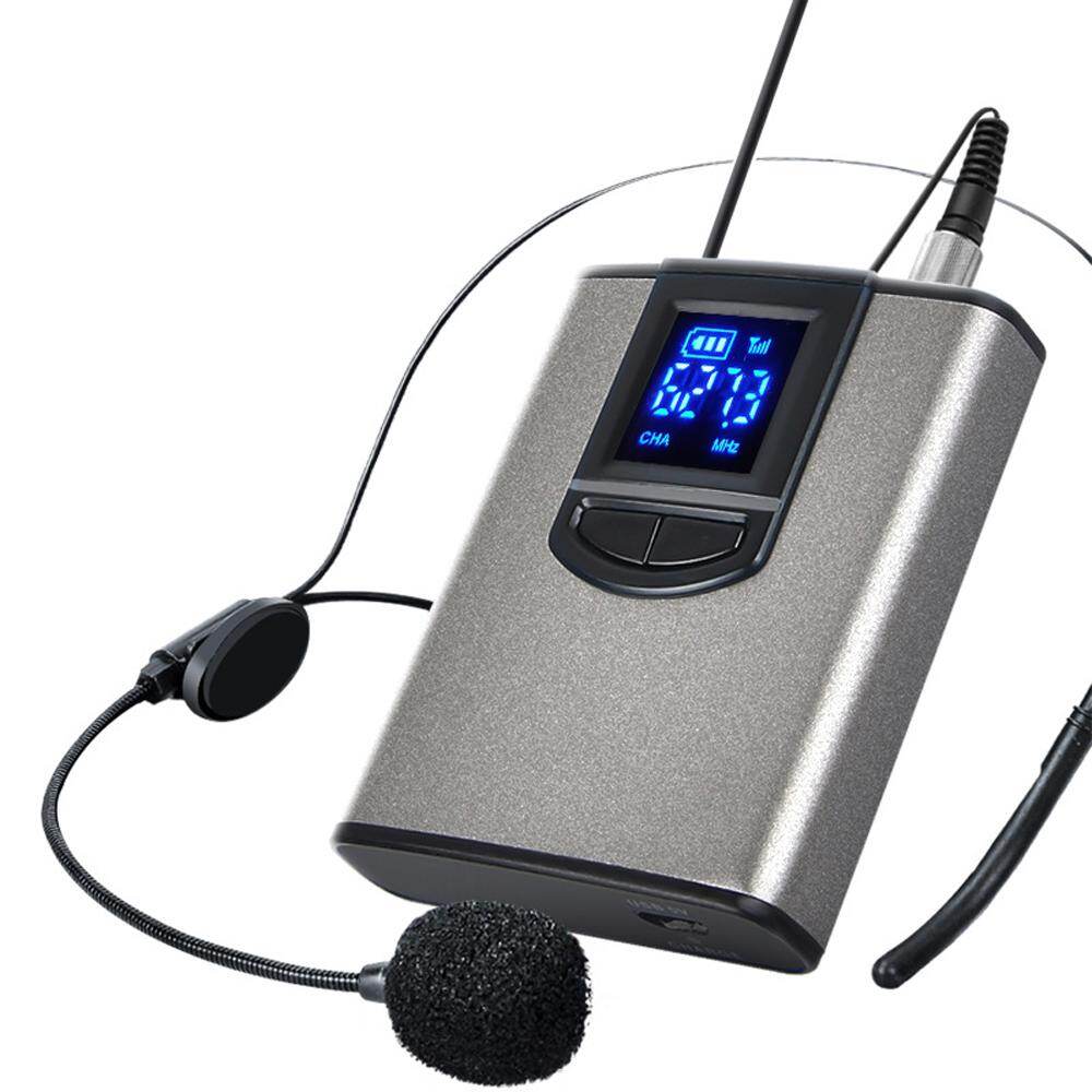 Docooler Mini Không Dây Di Động Receiver Tai Nghe Transmitter Lavalier Micro Cài Ve Áo Giáo Viên Presenter Microphone