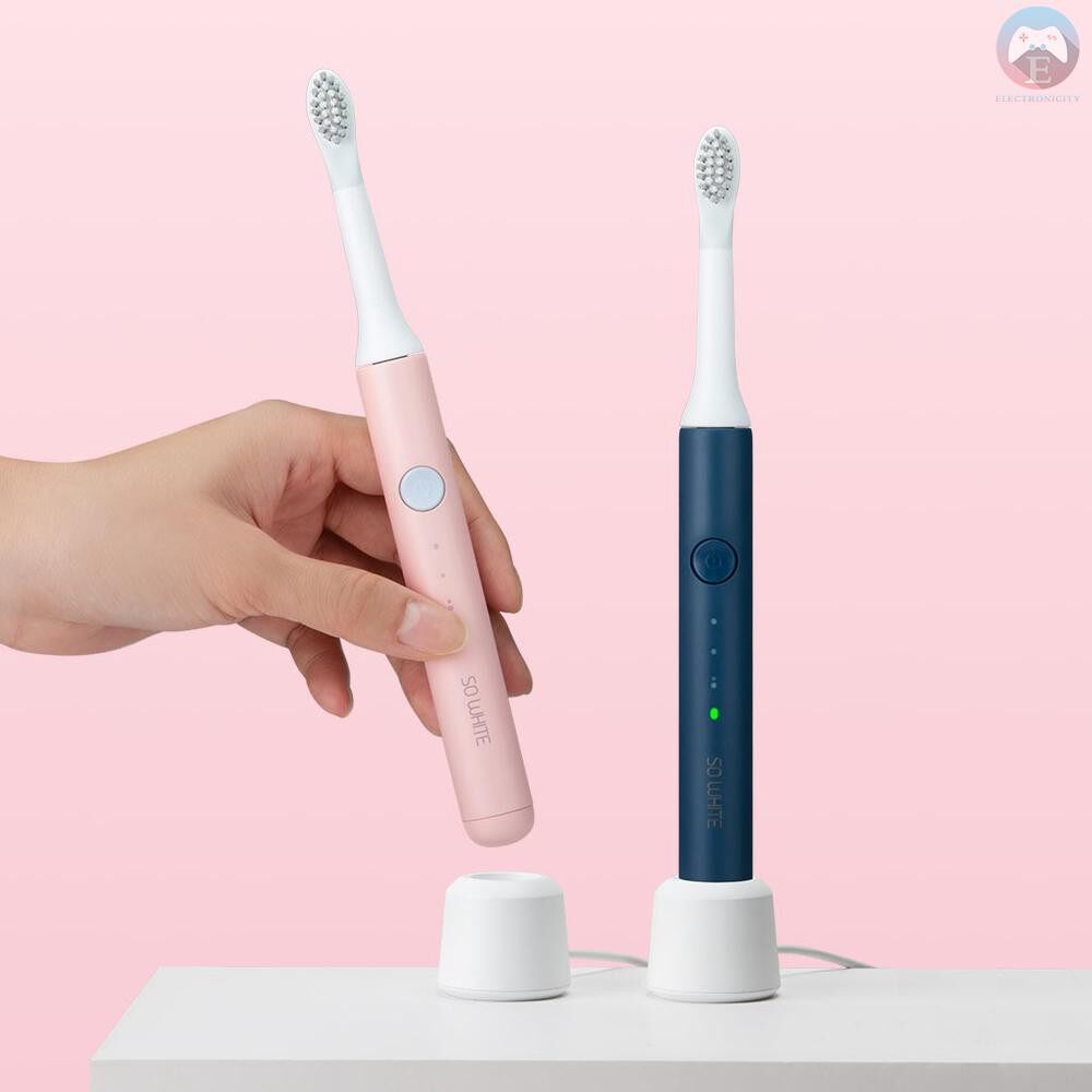 2Color SO WHITE EX3 Sonic Electric Toothbrush Ultrasonic Automatic Tooth Brush