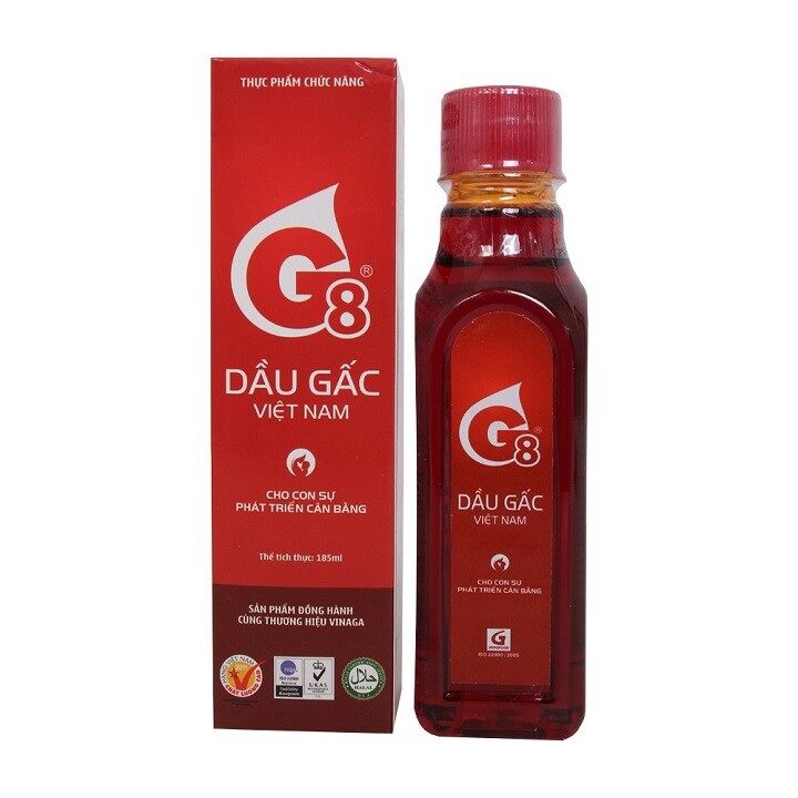 Dầu gấc g8 185ml - cba-dg-01