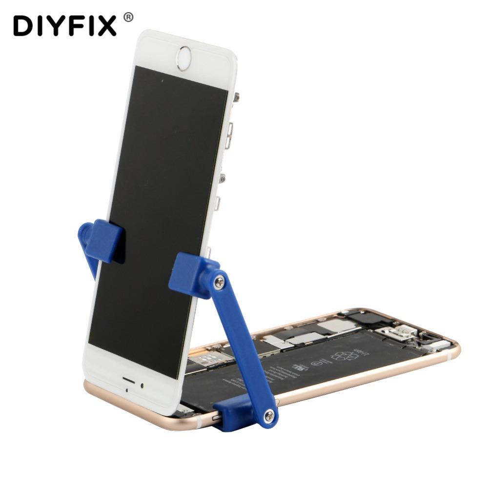 Diyfix 2 chiếc giá đỡ sửa chữa điện thoại thông dụng xoay 360 kẹp cố định màn hình lcd di động kẹp cố định cho iphone ipad dụng cụ