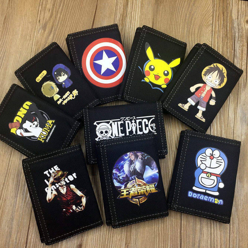 Ví In Pokémon Hình Gấu Trần Phiên Bản Hàn Quốc Ví Vải Siêu Mỏng Cầm Tay Cho Nam Và Nữ Ví Tiền Xu Ngắn Ví Đựng Thẻ Túi Xách Mini, Nhỏ