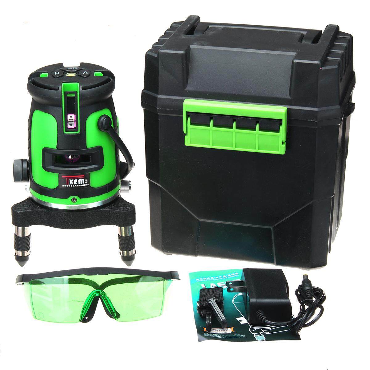 Generic 30X 5 Lines Digital Laser Level Set Kit Waterproof Rotary Cross