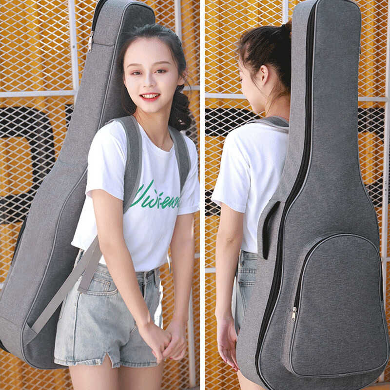 Túi Đựng Đàn Guitar 36 39 41 Inch Túi Đựng Bass Oxford Chống Nước Ba Lô Đựng Đàn Ghi Ta Cầm Tay Ba Lô Có Đệm Dày Túi Màu Trơn Đeo Được