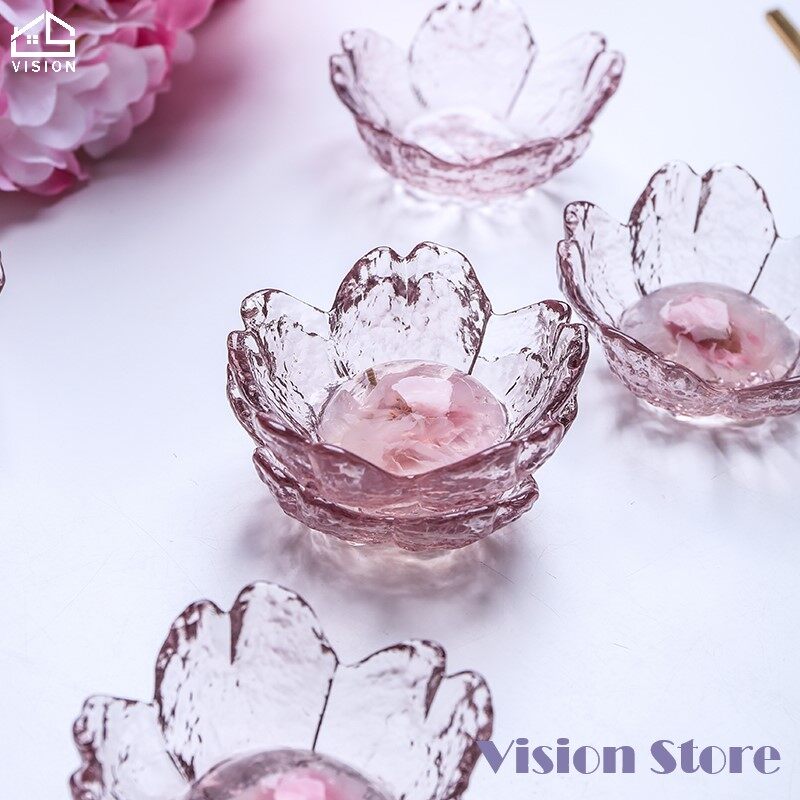 Vision 6 Chiếc Đĩa Hoa Anh Đào Nhật Bản Nhỏ Chiếc Đĩa Hot Nồi Ngâm Nước Sốt Món Ăn Hộ Gia Đình Giấm Chiếc Đĩa, Đậu Nành Nước Sốt Món Ăn Nhà Bếp Mù Tạt Chiếc Đĩa Đĩa Đựng Salad Ăn Vặt