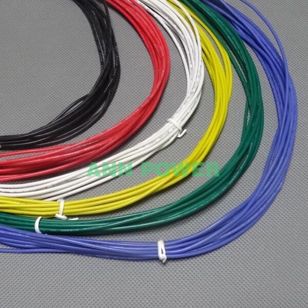 【】 Shopex mall Dây Dẫn 22AWG Silicone 22 AWG Gel Silica Kết Cấu 60/0.08Mm 22 # Cáp Đồng Thiếc Nhiệt Độ Cao