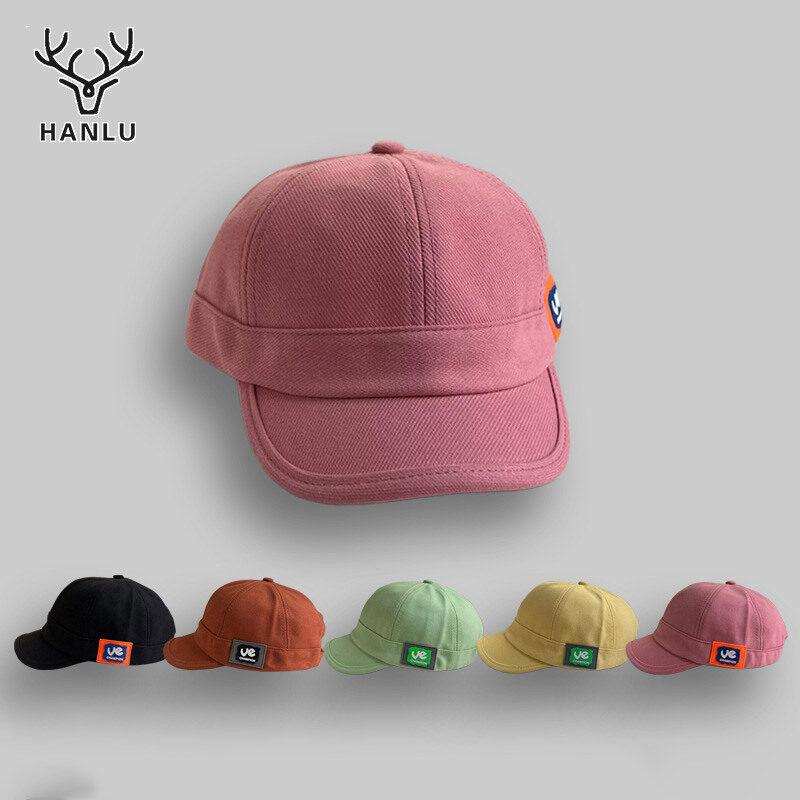 Hanlu mũ lưỡi trai mái hiên ngắn phiên bản hàn quốc mọi thứ mũ lưỡi trai kiểu dáng hip hop