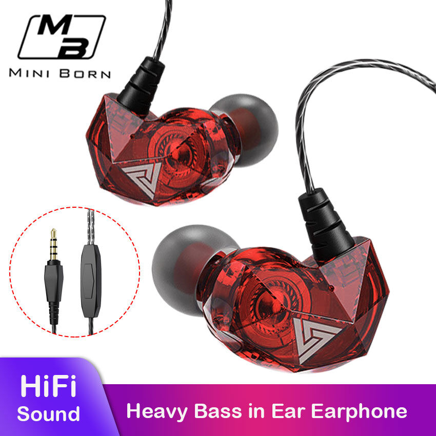Tai Nghe Nhét Tai Mini Tai Nghe Tai Nghe Điều Khiển Bằng Dây Kim Cương Tai Nghe Khử Tiếng Ồn Bass Nặng Bằng Kim Loại, Tai Nghe Nhét Tai Thể Thao 3.5Mm Tai Nghe Âm Thanh HiFi Có Mic