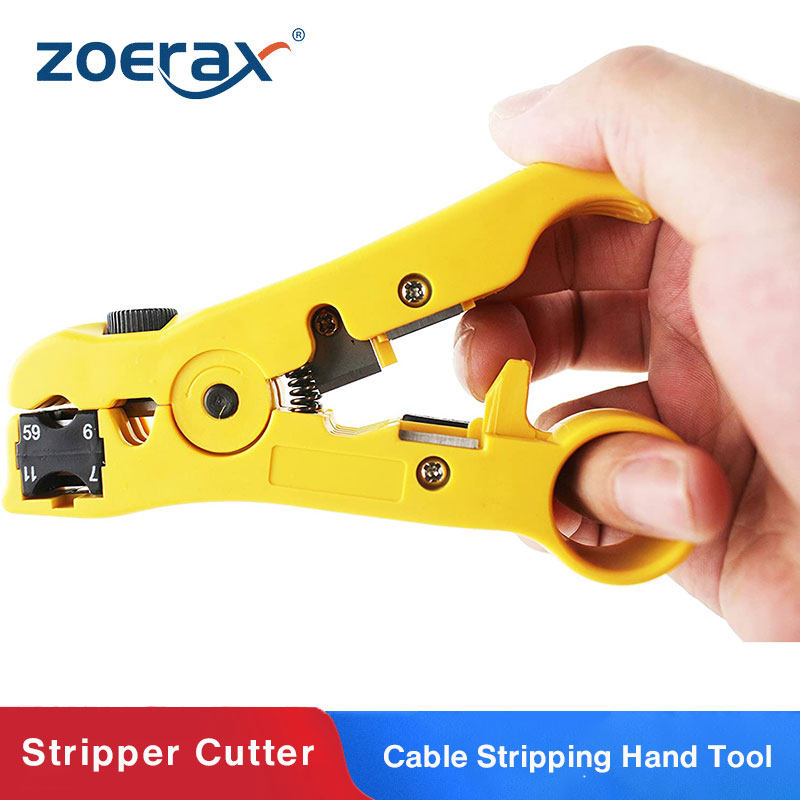 Dao cắt và vũ nữ, dụng cụ tước dây cáp stp/utp phẳng hoặc tròn cat5 cat6 cho công cụ rg59/6/7/11