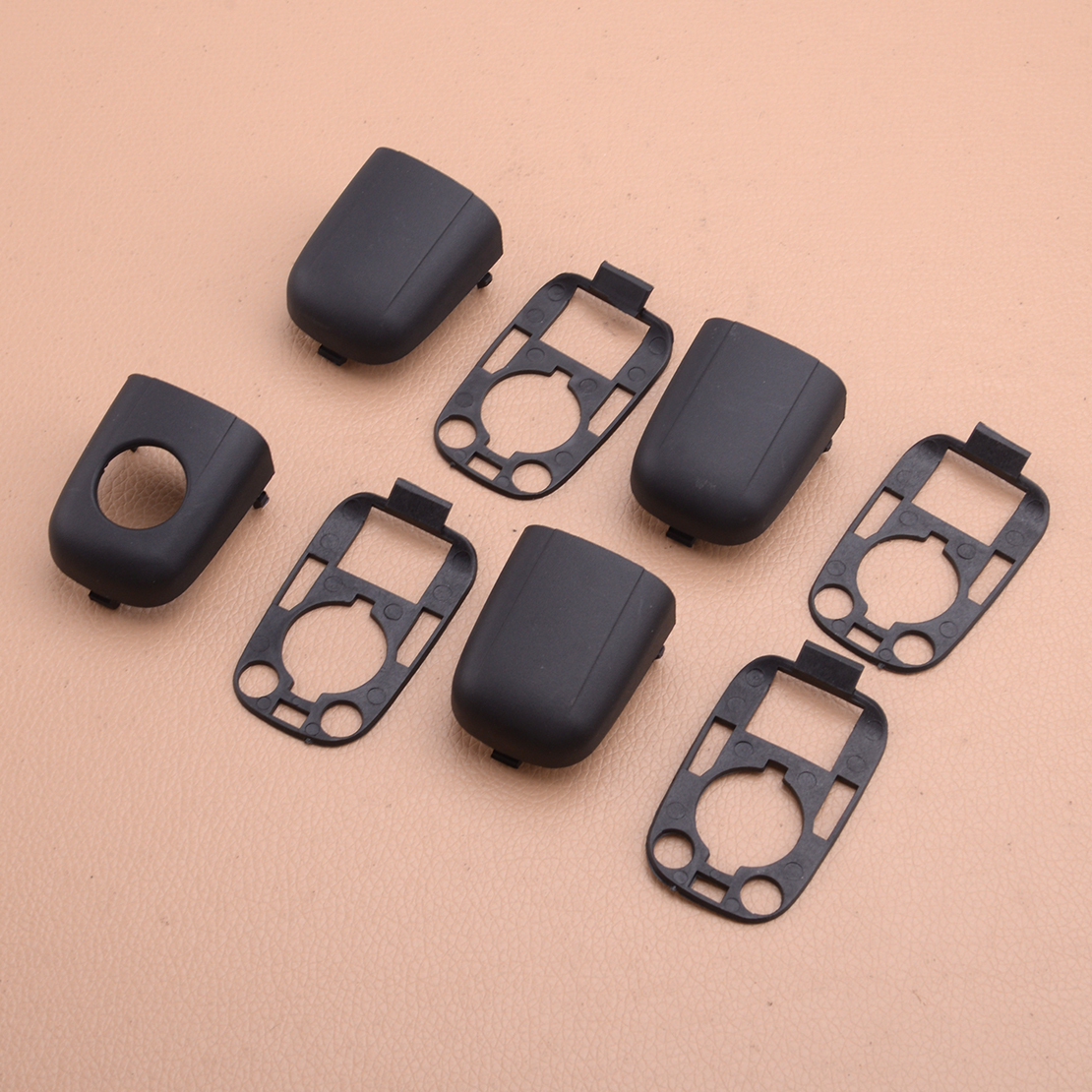 8 pcsset ABS kereta tự động tay nắm cửa nắp bịt đầu Bìa con dấu phù hợp với Peugeot 307 Citroen C2 C3 2003 2004 2005 2006 2007 2008 2009