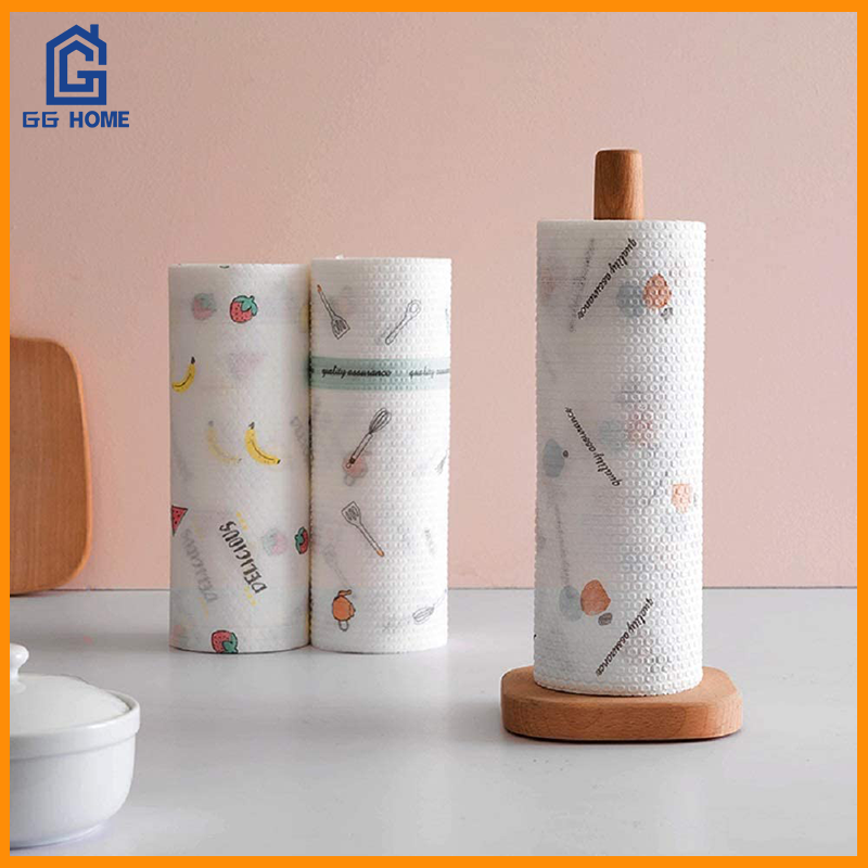 Món Ăn Khăn Món Ăn Nhà Bếp Vải Giấy Cuộn Khăn Lau Bát Đĩa Không Dệt Dầu Tái Sử Dụng Khô Và Ướt Dual-Sử Dụng Giẻ Lau Vệ Sinh Gia Đình (40 Cái) (Bộ Đồ Ăn)