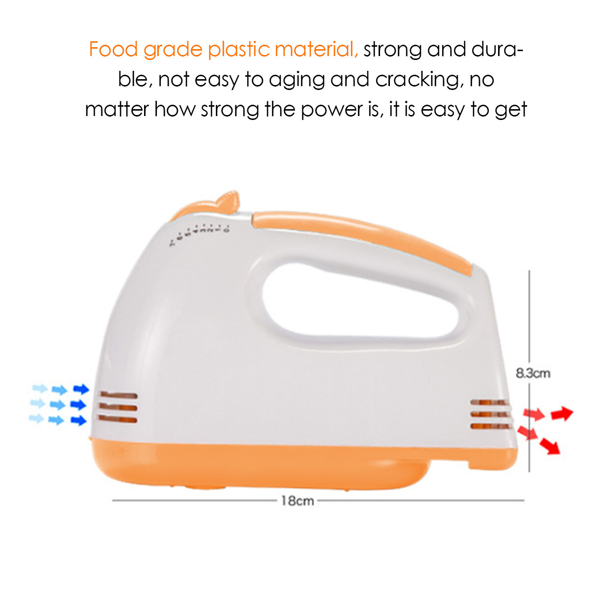 Generic 7 Speed Handheld Automatic Electric Adjustable Electric Cake Mixer Cake Milker Butter