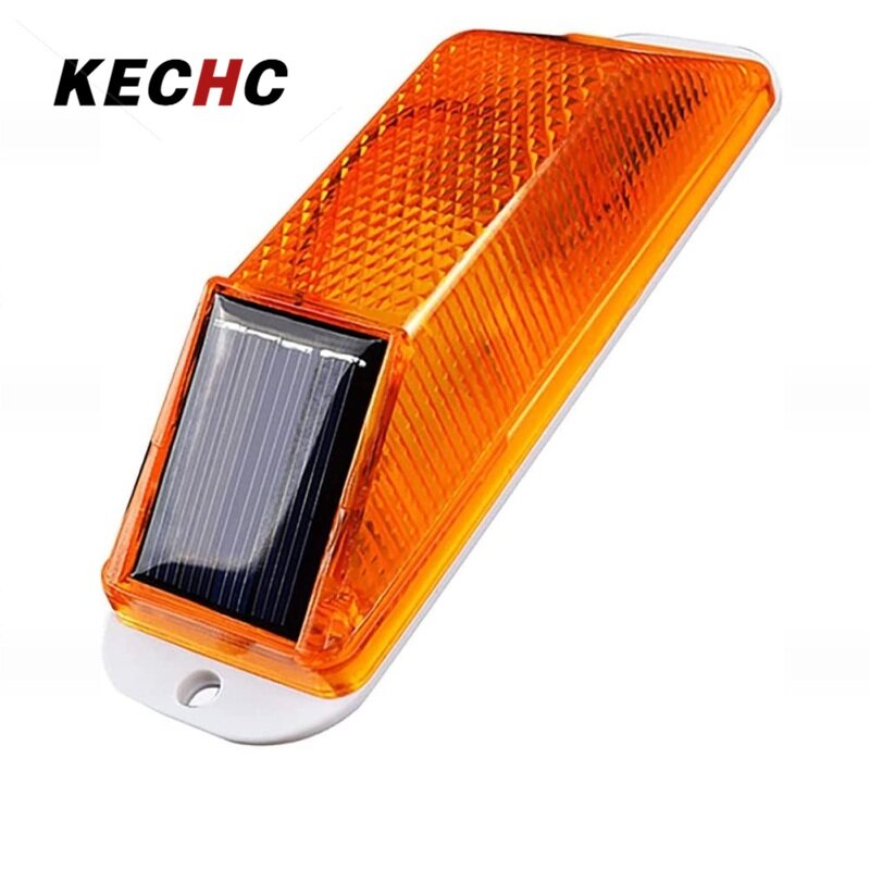 Kechc đèn cảnh báo năng lượng mặt trời đèn pin cảnh báo ban đêm giao thông đường viền an toàn đèn hiệu đèn chớp xây dựng chướng ngại vật