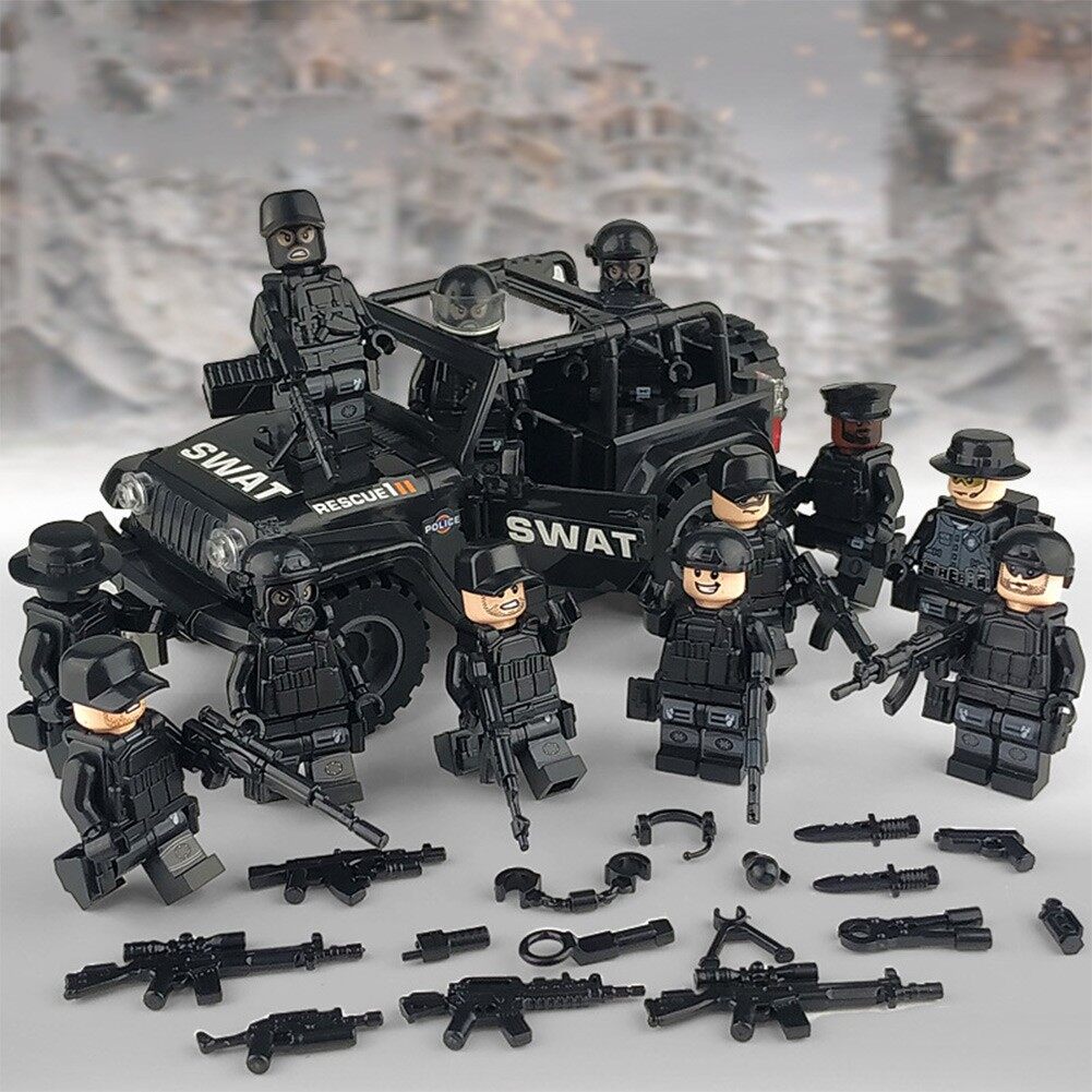 Battle Brick Mô hình lắp ráp Lego Police swat armored truck LGBB11   GameStopvn