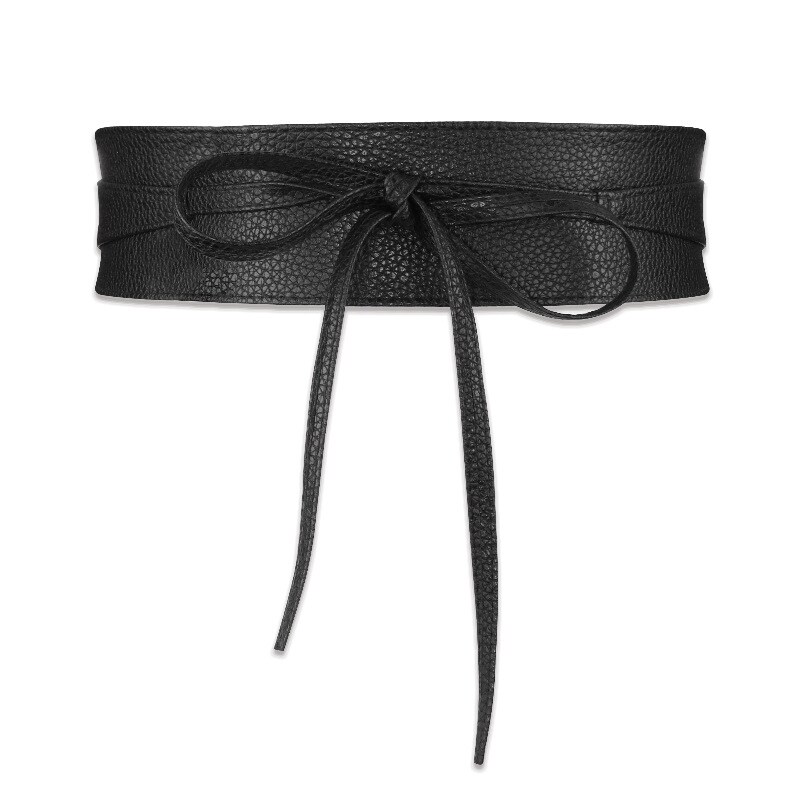 {hot} Wide Elastic Waist Belt Ladies Retro Fashion Cinch Stretchy Stylish PU Leather Dress Waistband for Women