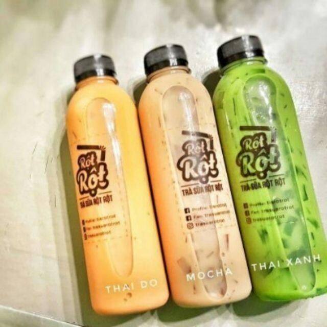 Chai nhựa pet 500ml nắp đen