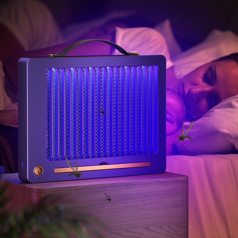 đèn bẫy muỗi điện đèn LED loại bỏ ruồi điện giật Đèn Led Đuổi muỗi Máy
