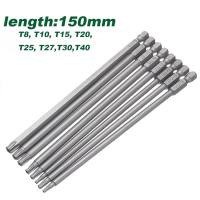 【FURONGHUA】(fast Shipping)1PC Magnetic Torx Screwdriver Bit 150mm Long T8T10T15T20T25T27T30T40 1 Torx Screwdriver Bit