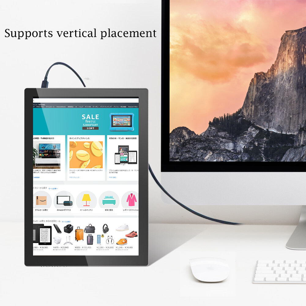 UPERFECT Touch Screen Monitor 12.3 Inch Full HD 1920 × 1280 Portable