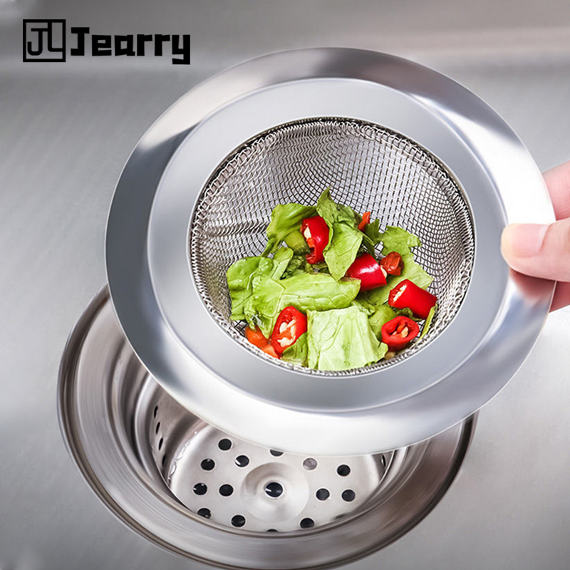 Jearry kitchen sink filter stainless steel sink leftovers strainer filter deodorant blocking ราคา 36 บาท*ส่งฟรี