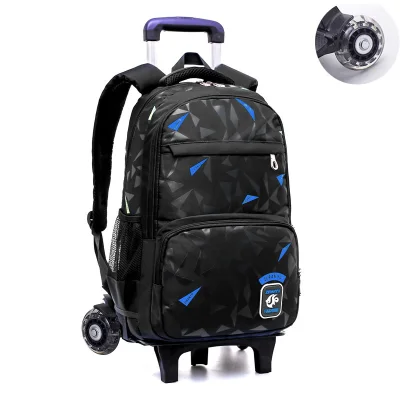 Middle School Students Trolley Bag Six Wheels Climbing Stairs 3-6 Grade Boys 8-12 Years Old Primary School Backpack (6)