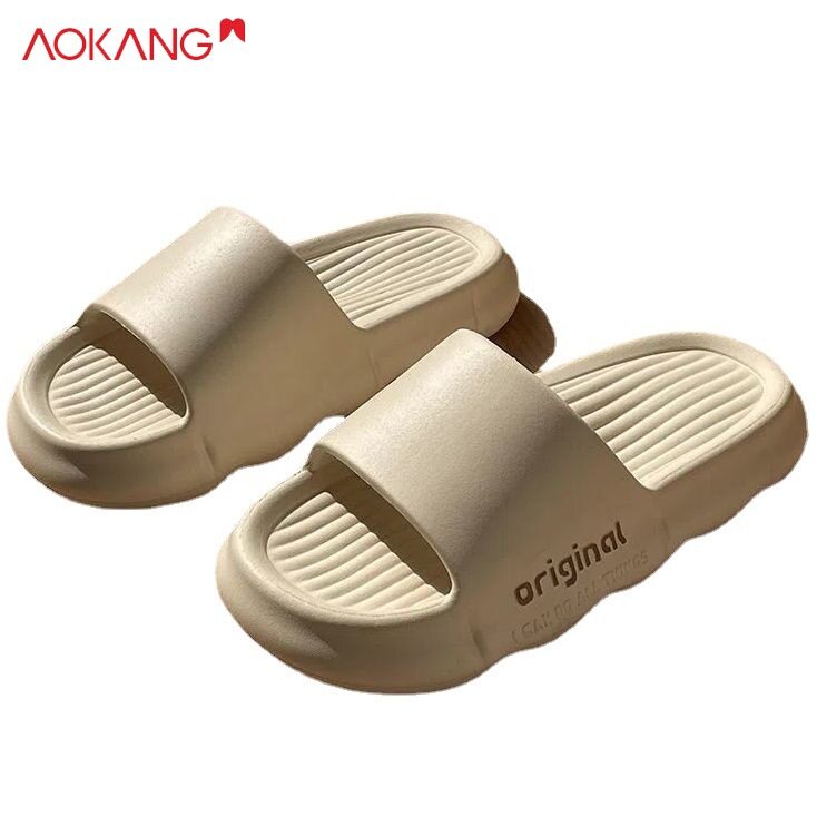 AOKANG dép bánh mì dép nam boy phố dép nam đẹp hot nhất Dép Một Chữ Đế Dày Cho Nam Dép Đi Trong Nhà Chống Trượt Đế Mềm Dép Đôi Nhiều Màu Và Nhiều Kích Cỡ