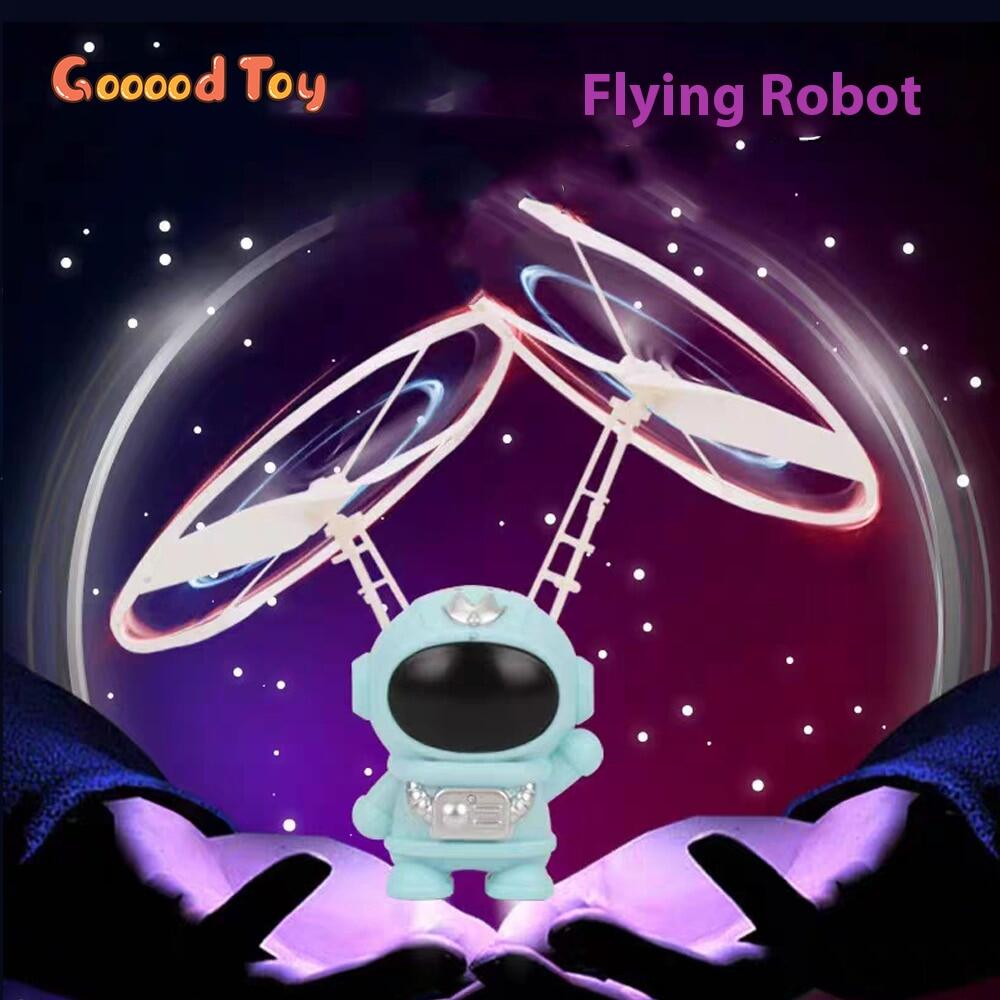 Bay Robot UFO đồ chơi Spaceman bay không người lái cảm biến cử chỉ bay Phi