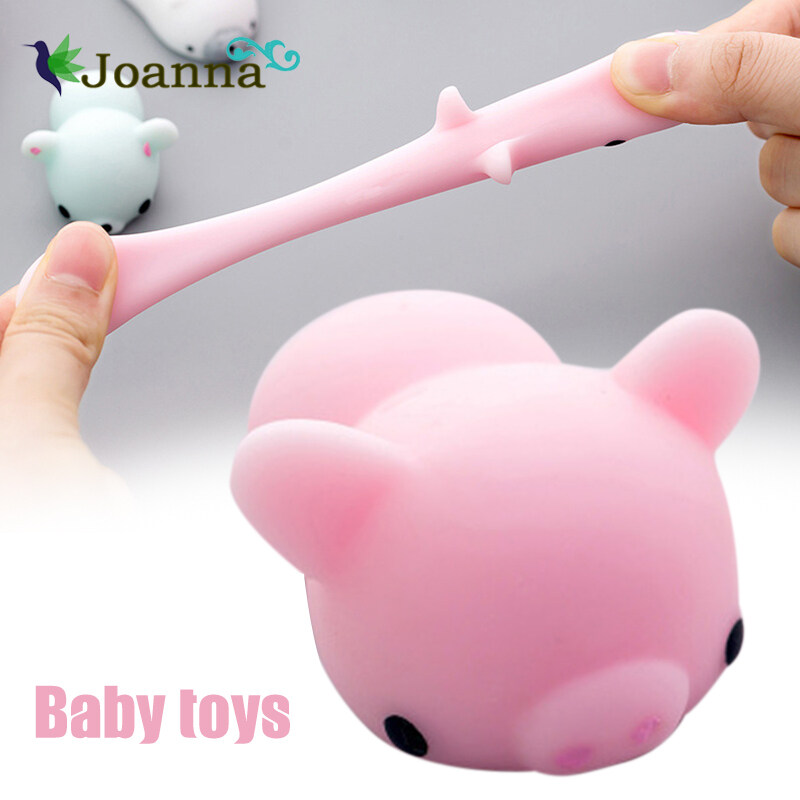 Joanna Mini สัตว์น่ารัก Anti Stress Ball Press นุ่มเหนียวความเครียดบรรเทาของเล่นของขวัญสนุกของเล่นสำหรับเด็ก