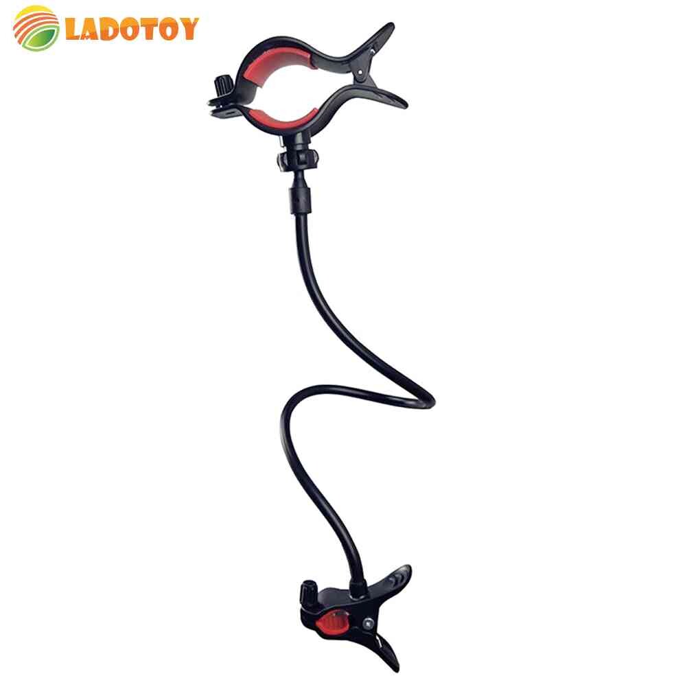 Hands-free Adjustable Bottle Clip Holder on Baby Strollers Bed for Dad Mumy