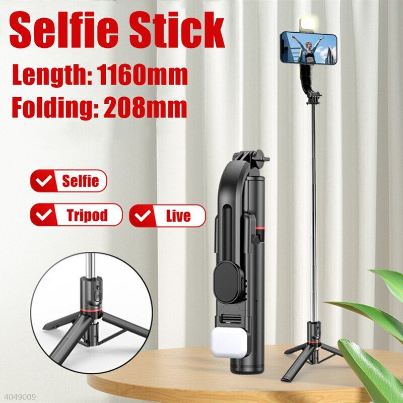 [Mới 2023] Chân Máy Đơn Màn Trập Bluetooth 2023 Có Thể Gập Lại 1160Mm Tuyệt Vời DIER Giá Đỡ Ba Chân Gậy Selfie Mới Cho Tất Cả Điện Thoại