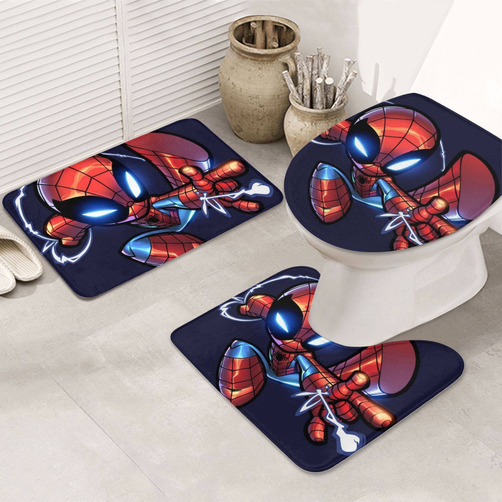 Marvel Bathroom Rugs Set of 3 Non
