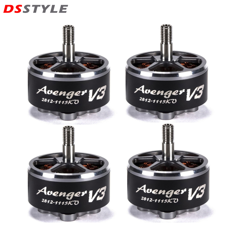 DSstyles 1pc/4pcs Avenger 2812 V3 900kv/1115kv Brushless Motor Replacement Parts For Fpv Multicopter For Rc Drone ราคา 633 บาท*ส่งฟรี