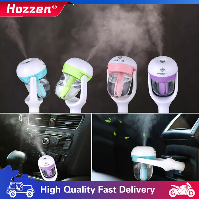 Hozzen máy tạo độ ẩm cho xe hơi bật lửa mini cg máy khuếch tán không khí xe hơi 12v máy tạo độ ẩm máy lọc không khí hương liệu máy làm ẩm sương nước nhẹ nhàng