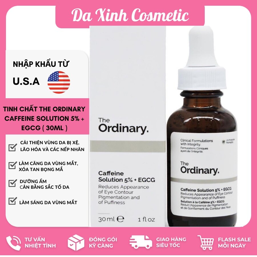 Tinh chất the ordinary caffeine solution 5% + egcg