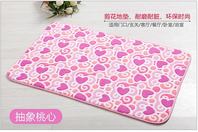 Bathroom absorbent mat bedroom floor mat door foot Mat toilet door mat non-slip home kitchen carpet