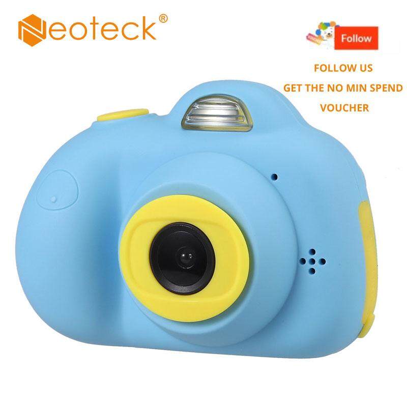 CAMWAY Kids Camera Kids Digital Camera Creative Kids Toys for 3-10 Year Old Girls Boys Compact Cameras Best Gift for Children 24MP HD Video Camera Creative Kids Toy Blue 32GB Memory Card Included 