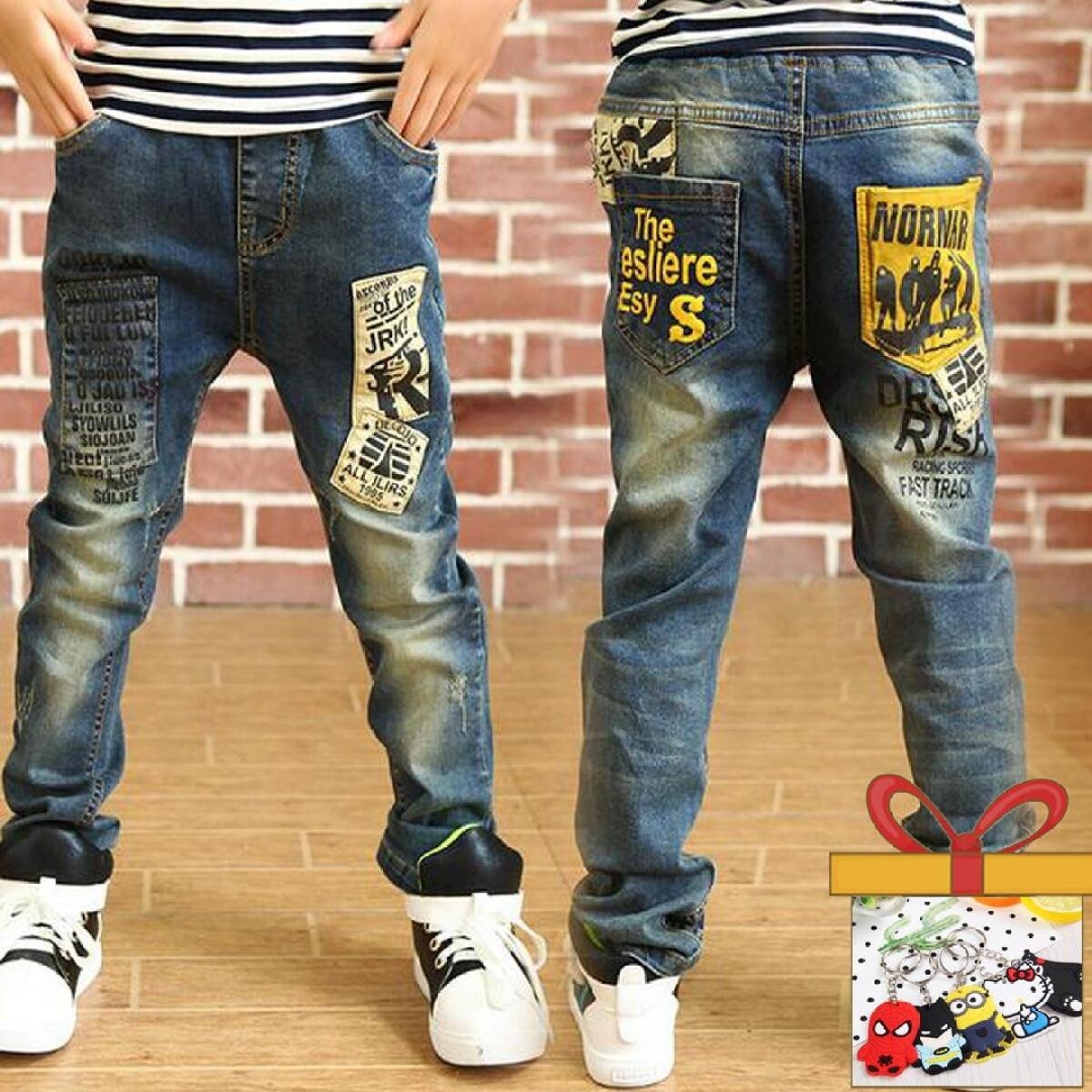 Модные джинсы для мальчиков