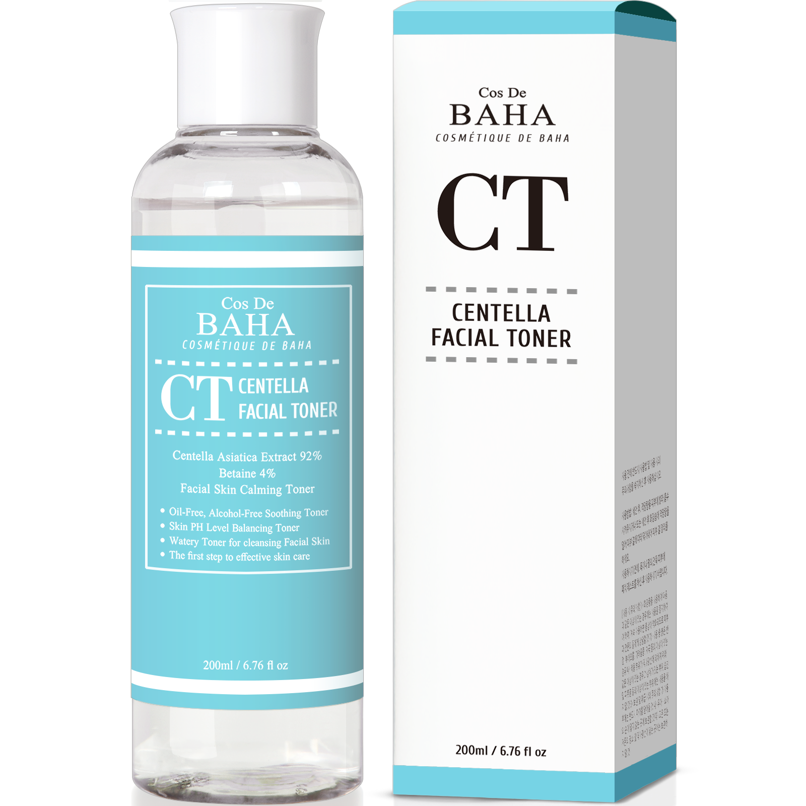 Cos De Baha-centella Asiatica Recovery Toner, Dành Cho Mặt